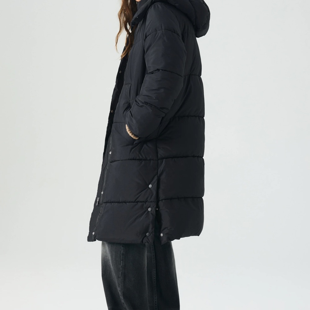 H&M Kids Long Winter Puffer Jacket Black 8